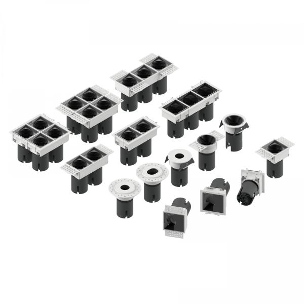 Energy Saving Recessed Wall Washer Downlight AC220-240V Bridgluxe Chip