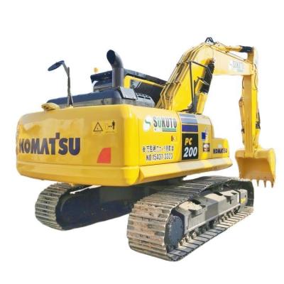 Válvula hidráulica original Komatsu PC200 PC200-8N1 20 toneladas Excavadora pequena usada 2800mm Larga