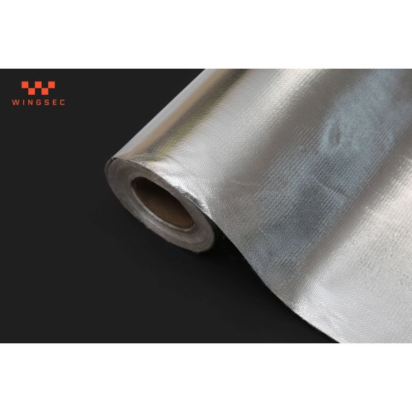 Tela de fibra de vidrio con lámina de aluminio SGS, tela de fibra de vidrio resistente a las llamas, aislamiento