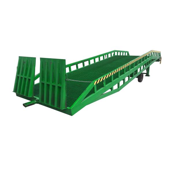 10 tonnes de chargement de capacité de rampe mobile de dock, rampe de chargement de conteneur