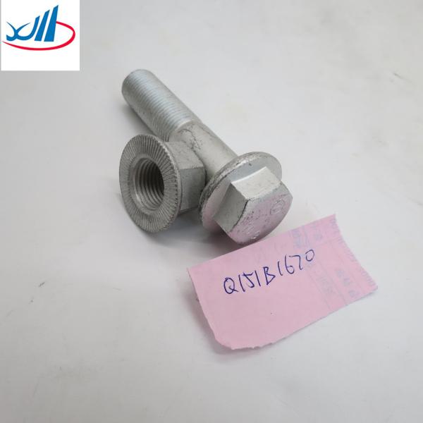 Truck Spare Parts High quality Hexagonal head bolt Q151B1670 cars and trucks
