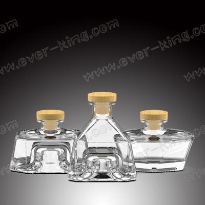 Extra Flint Rum Glass Bottle 750ml With Cork Cap