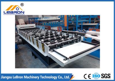 Blue color 2018 new type Color Steel Tile Roll Forming Machine PLC Control Full Automatic  made in china