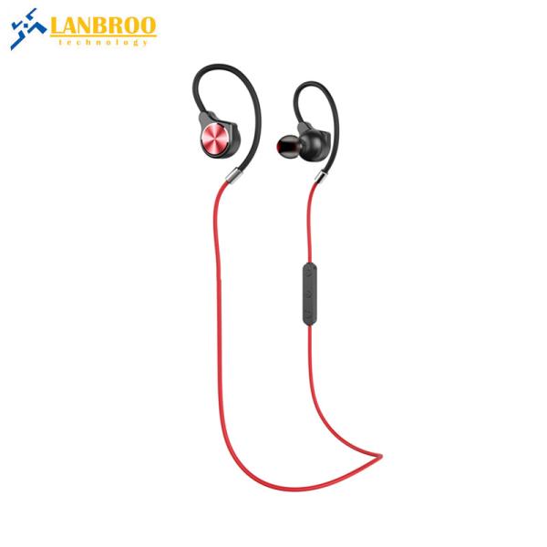 IPX7 waterproof bluetooth earphone sport mobile phone earhook headphone compatible iOS and android mobiles and tablets
