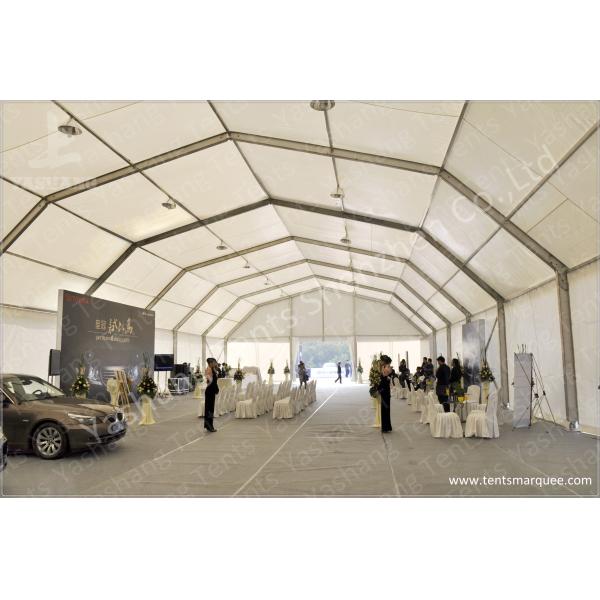 Professional 15X40 M Double Pitch Car Show Outdoor Exhibition Tents Environmentally Friendly