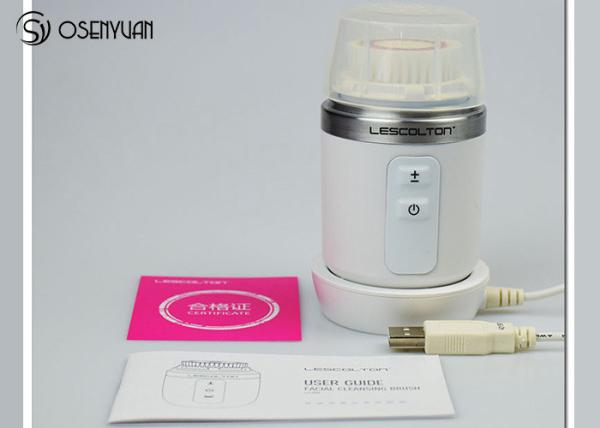 Electric Ultrasonic Facial Cleansing Brush Waterproof Face Deep Cleaning Cleanser Massager