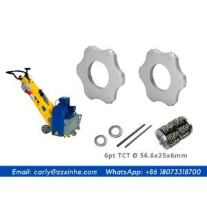 стартер барабанчиков пола пригонки резца скарификатора края карбида вольфрама трала 6pt филируя филируя