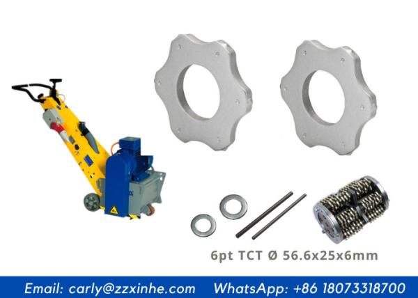 Escarificador de alta precisão 43*16*6mm Fresagem TCT Fresas de carboneto de tungstênio com alta velocidade de corte