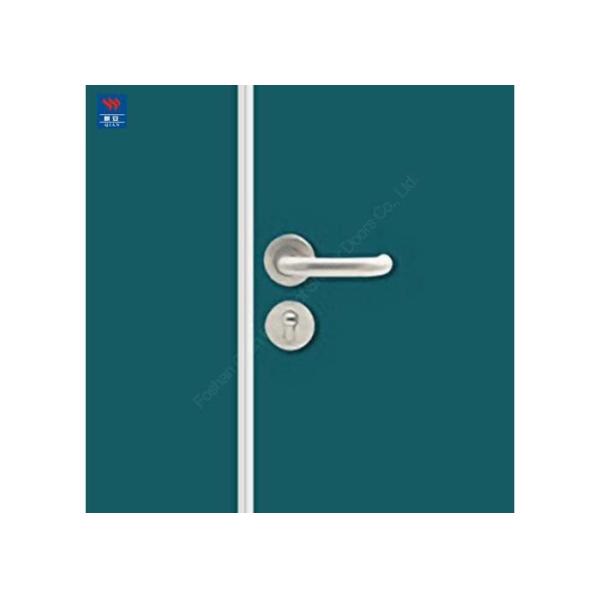 Огнеупорная чистая дверь комнаты HPL внутренняя стеклянная деревянная