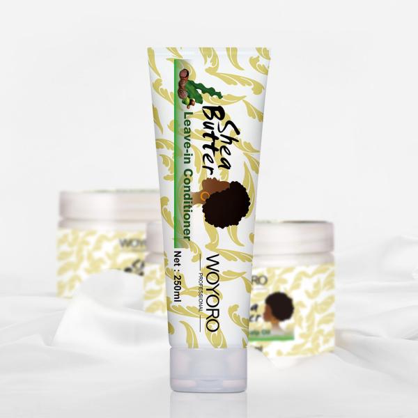 OEM Organic Argan Oil Deeply Moisturizes And Rejuvenates Shea Butter Hair Leave In Conditioner