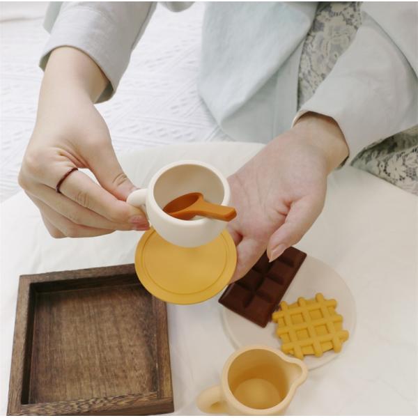 Paisen Factory New Arrival 17 Piece 11pcs Set Kids Afternoon Tea Silicone Baby Toy Teapot Set