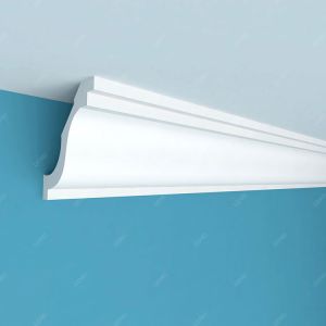 GC-83027 Saudi Arabia Hot Sale European Style Aging Resistant Polyurethane Plain Pu Crown Moulding