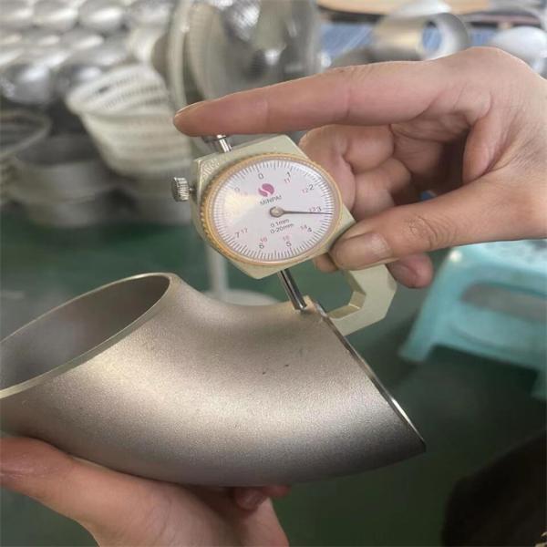 45 Degree Short Radius Elbow BE Seamless ASTM A403 Grade WP Stainless Steel Tubing Connectors
