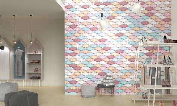 AAA Grade 10x20cm Bevelled Bread Wall Tiles for Indoor Use