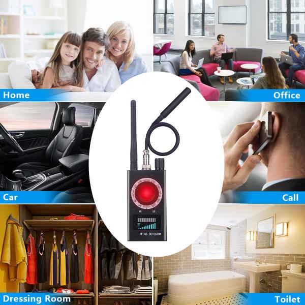 Bug Finder GPS Signal Laser Lens RF Tracker Anti Spy Detector