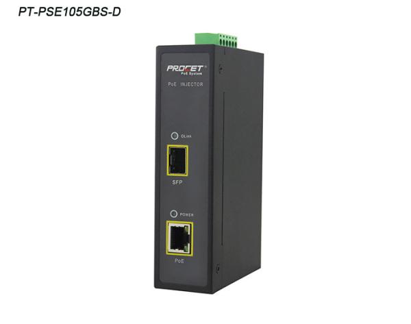 95 Watts DIN Rail PoE Injector 55Vdc 1750mA