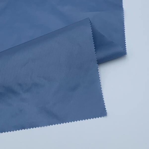 Ripstop Recycled Polyester Fabric 20D X 20D 38 Gsm Fiber Proof
