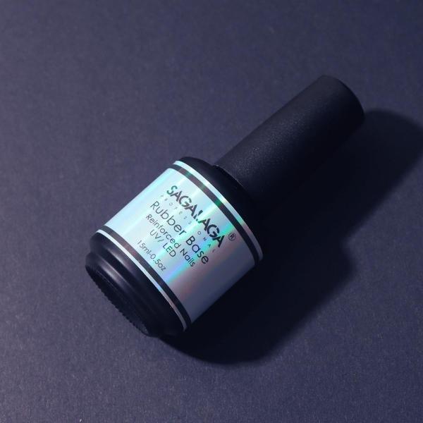 Customs Logo Rubber Base Coat Non-Toxic Clear Base Coat Rubber Gel Polish for Professional Salon and Long Lasting Results