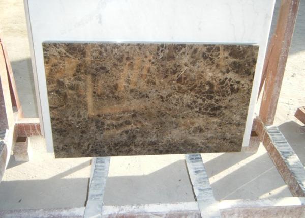 Dark Emperador Stained Marble Countertops Stone Vanity Tops For Home Decoration