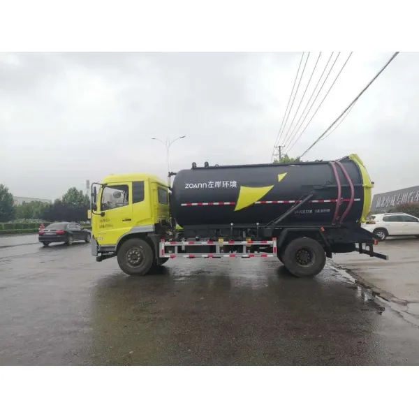 Manufacturer Direct Sales of 15 Cubic Meters Dongfeng Sewer Cleaning Truck Sewage Suction Transport Truck Powerful Suction Truck