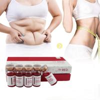 Os tiros gordos da ampola VERMELHA tornam mais pesado o corpo da perda 10cc toleram injeções de dissolução gordas