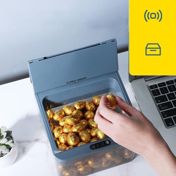 4l/6l Car Trash Can Automatic Sensor Induction Trash Can Smart Dustbin Mini Desktop Waste Bin With Lid