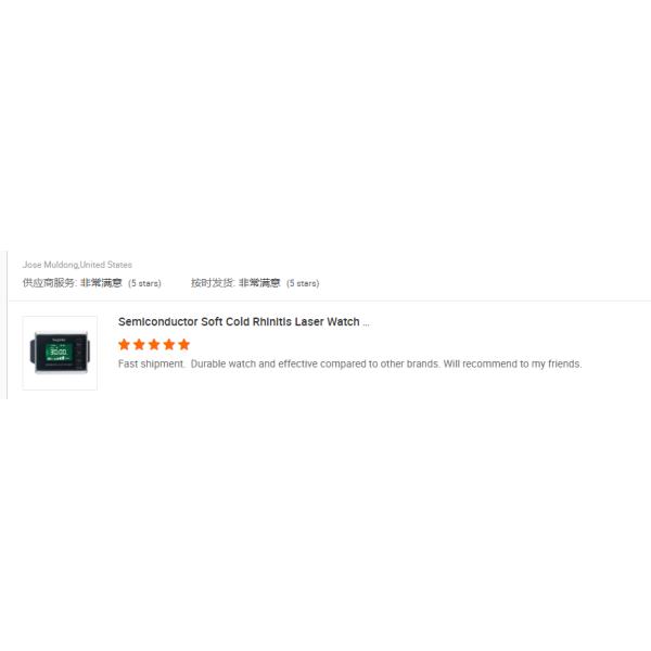 Low Level Laser Therapy Physical Equipment Wrist Watch For Diabetics