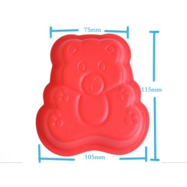 Silicone manufacturer Silicone baking tools mini panda shaped silicone cake mold SB-011