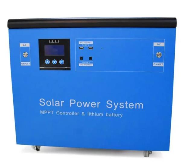 2KW 3KW Portable Solar Power Station Home Emergency Generator