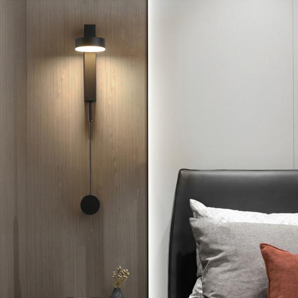 Modern LED Wall Lamp ndoor Lighting Adjustable 7W 9W bedside wall lamp with switch (WH-OR-19)