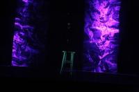 45 sistema grande del holograma de la proyección de la imagen de la etapa 3d del grado, hoja de 8 x 30 metros