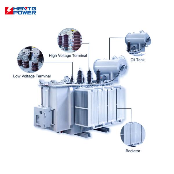 1.Durable safe 0.69KV to 15KV Three Phase Oil Immersed 1250KVA Step up Transformer with Conservator ONAN for Utility Grid Solutions OEM