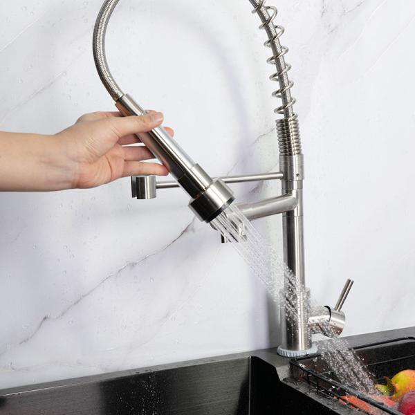 Никель умные 3 В 1 Faucet воды с фильтрованный украшает установленный