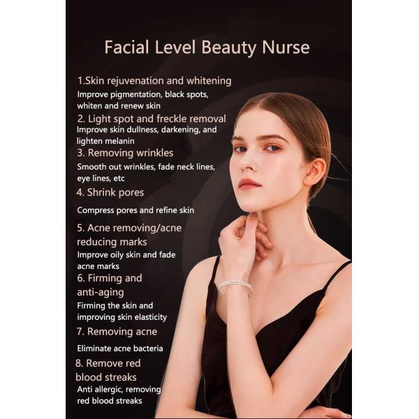 Compact Skin Led Facial Light Therapy for Acne Improvement Professional Grade