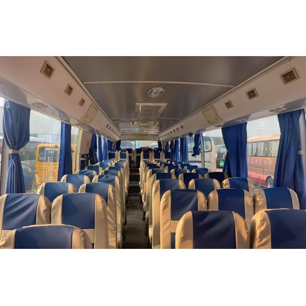 Used Coach Bus Chinese White Diesel Luxury 6 8L Engine Capacity Seats 31 50
