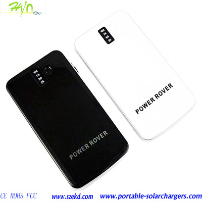 High Capacity 3200mAh Portable Dual Digital Mobile Phone Solar Charger Wiht LED Light