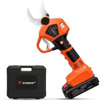 Tesoura de poda sem fio elétrica sem fio 40 mm com 2 baterias recarregáveis ​​21 V