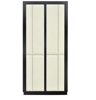 European Style Hotel Room Wardrobe With Metal Rod And Shelf , Size Custom