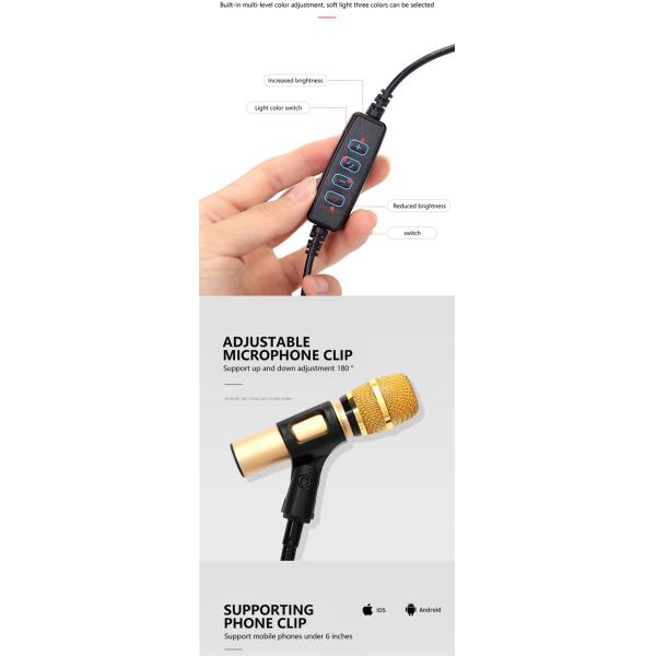 Крытый свет заполнения красоты дюйма 6000K кронштейна 6 шеи лебедя