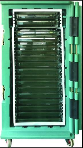 900L Insulated Roll Container For Cold Logistics With Thick PU Insulation