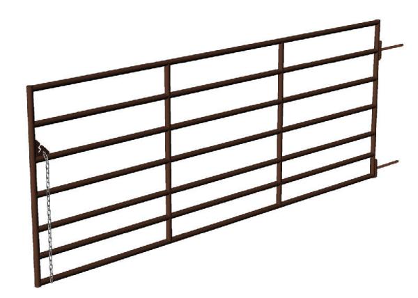 Galvanized Horse Panels 12 Feet by 5 Feet