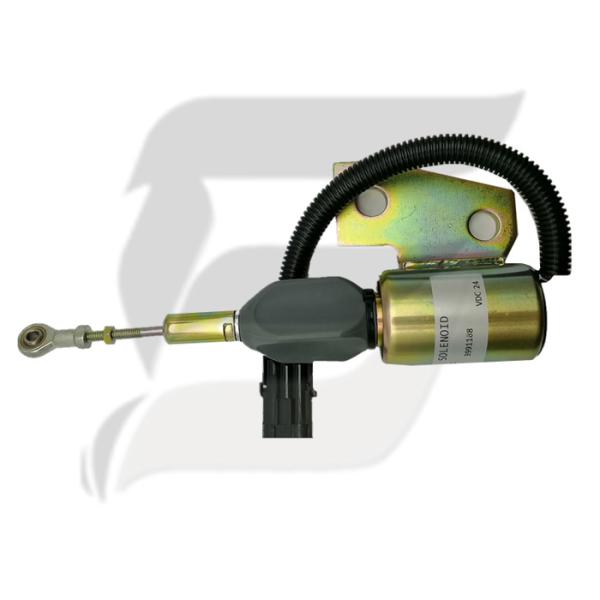 3991168 24V Engine Fuel Stop Solenoid  For Hyundai R130 Excavator