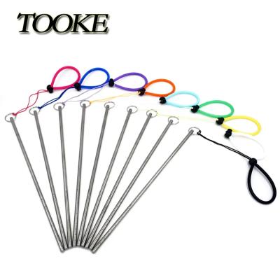 Titanium Alloy Lobster Scuba Diving Pointer Stick With Rubber Lanyard