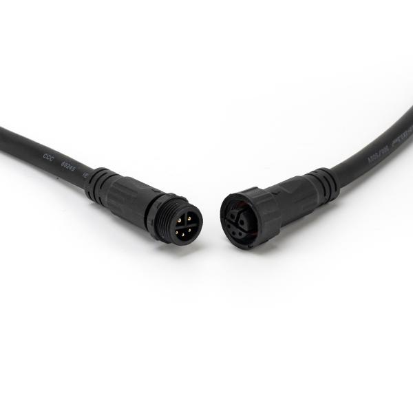 Circular Power M12 4 Pin Male Female Connector IP68 CCC Certified Industrial