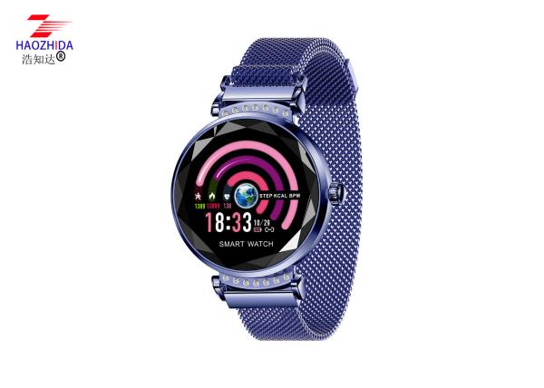 2019 Smart watch women with heart rate blood pressure fitness pedometer waterproof smartwatch for lady