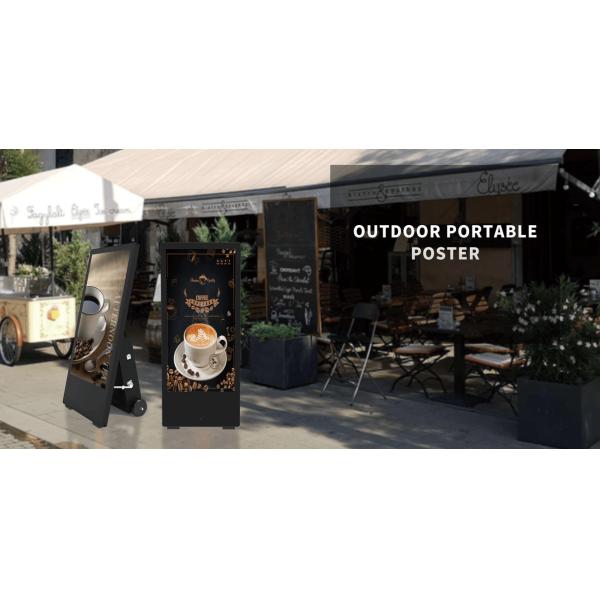 43 дюймовый 1080P наружный аккумуляторный цифровой плакат 2000 нит PCAP