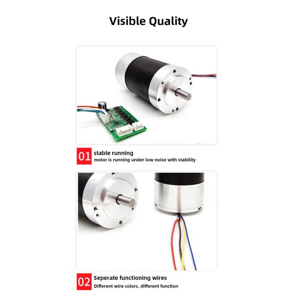 Medical Equipment Brushless DC Motor 57mm BLDC Lawn Mower Motor