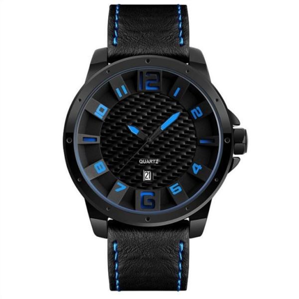 Male Student Quartz Business Watch Three Dimensional Sport Electroplated Watch