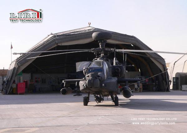barraca branca de alumínio portátil do hangar dos aviões de 20M x de 30M para o helicóptero militar e asa fixa