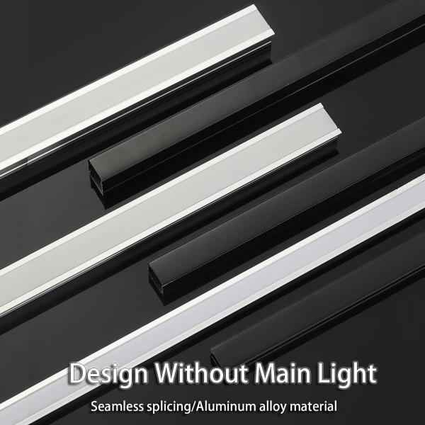 Pre-Buried Lamp Trough Aluminum Alloy Lamp Belt Slot Linear Lamp Ceiling Aluminum Profile